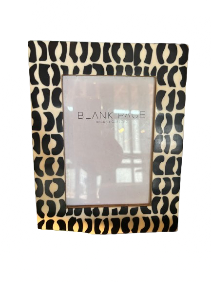 Black & Cream Picture Frame