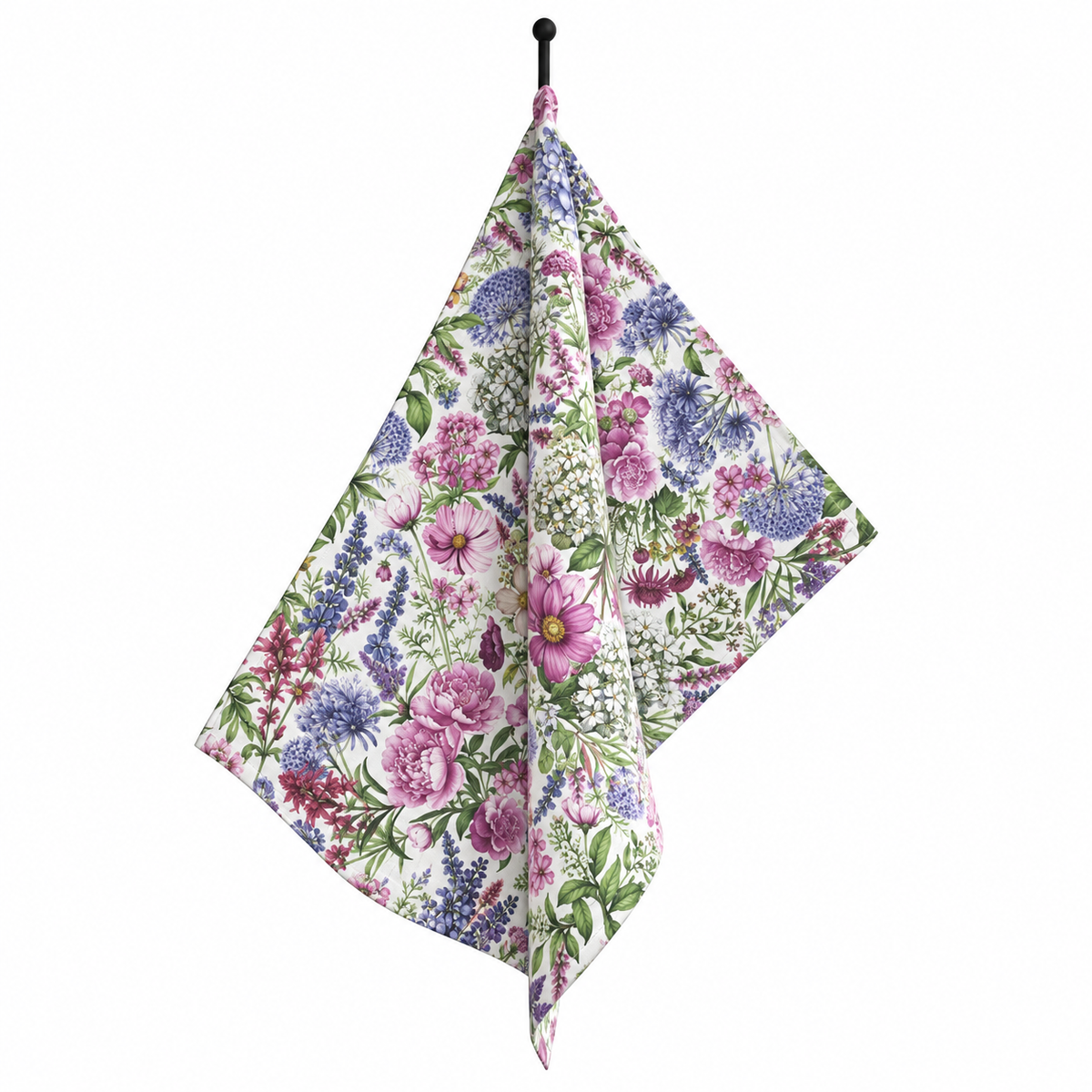 Tea Towel Pansies