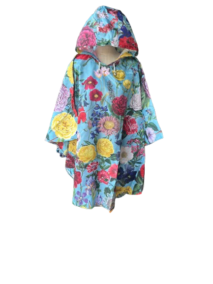 Poncho - Chelsea Blue