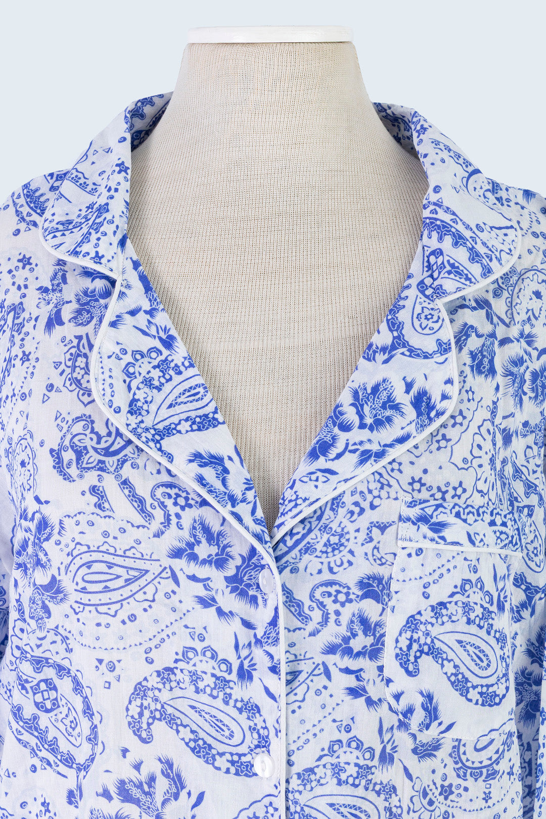 Long Set Pyjamas - Periwinkle