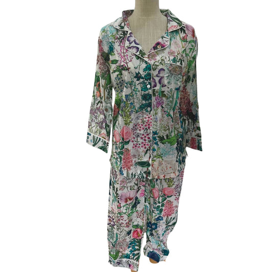 Long Set Pyjamas - Pansies