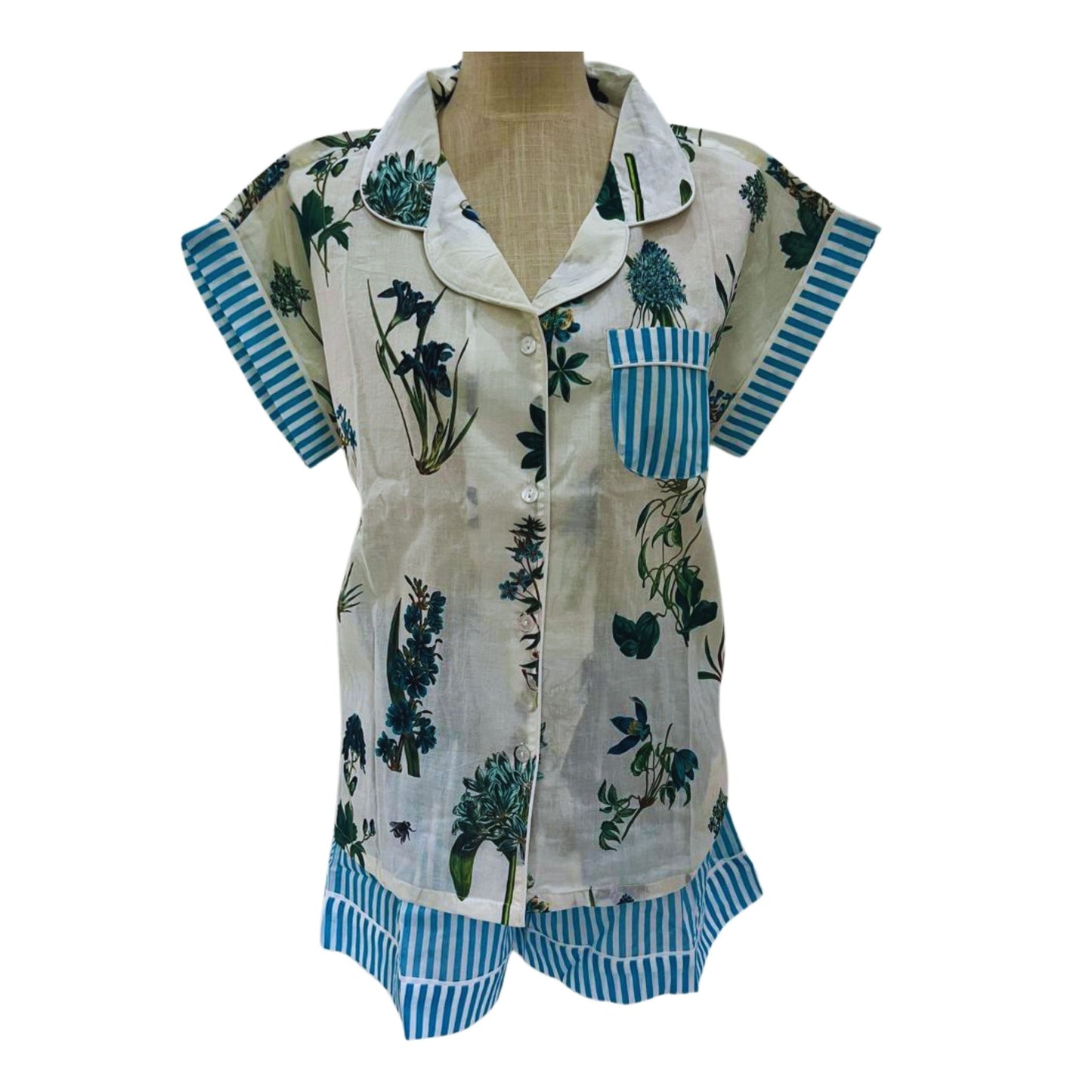 Short Set Pyjamas - True Blue
