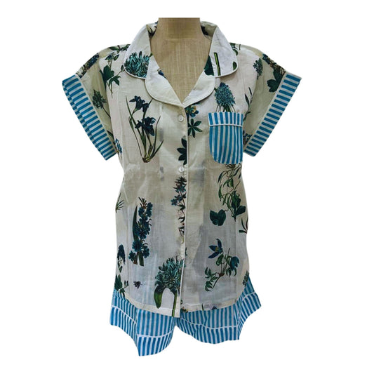 Short Set Pyjamas - True Blue