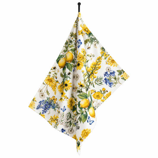 Tea Towel Springtime Blue