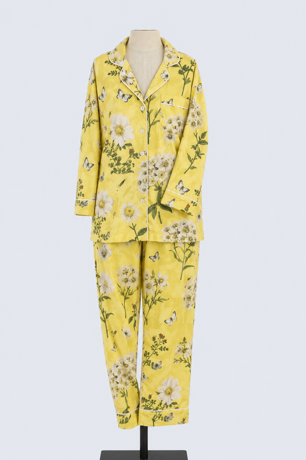 Long Set Pyjamas - Heavenly Buttercup