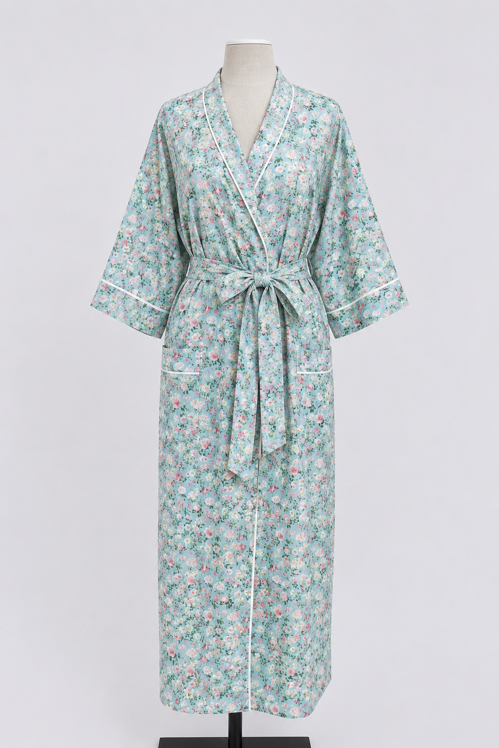 Kimono - Peony Aqua