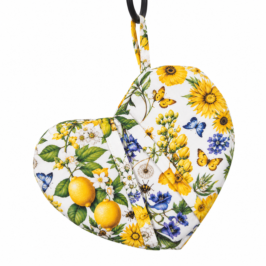 Pot Holder Springtime Blue