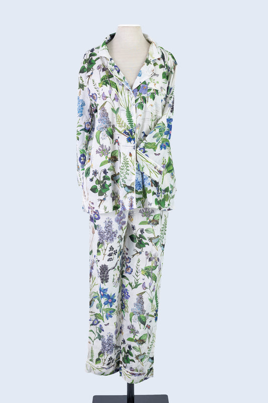 Long Set Pyjamas - Moody Blues