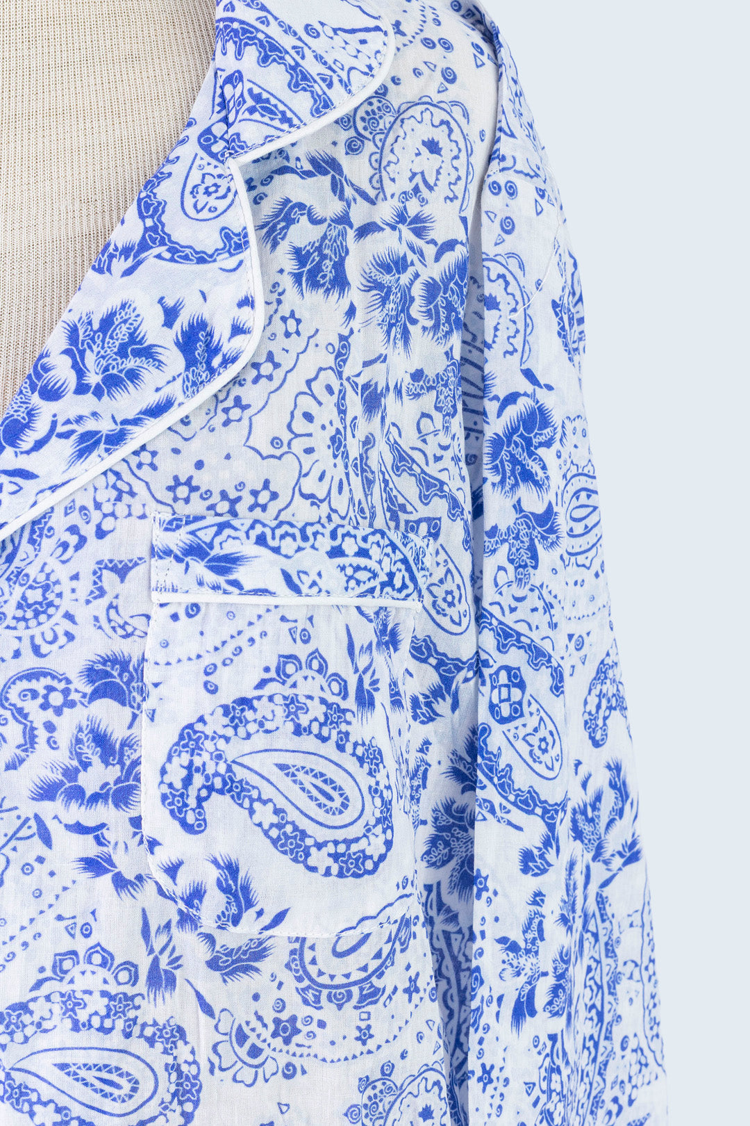 Long Set Pyjamas - Periwinkle