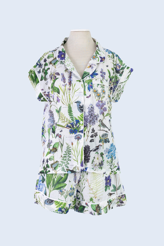 Short Set Pyjamas - Moody Blues